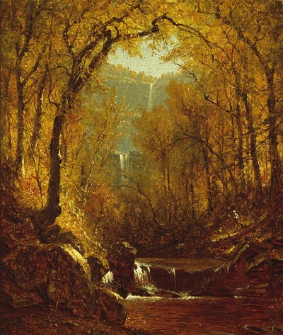 Kaaterskill Falls by Sanford Robinson Gifford